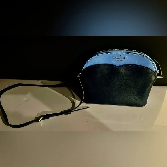 Kate Spade Two-Tone Crossbody – Classic Navy & Powder Blue - Picture 9 of 17